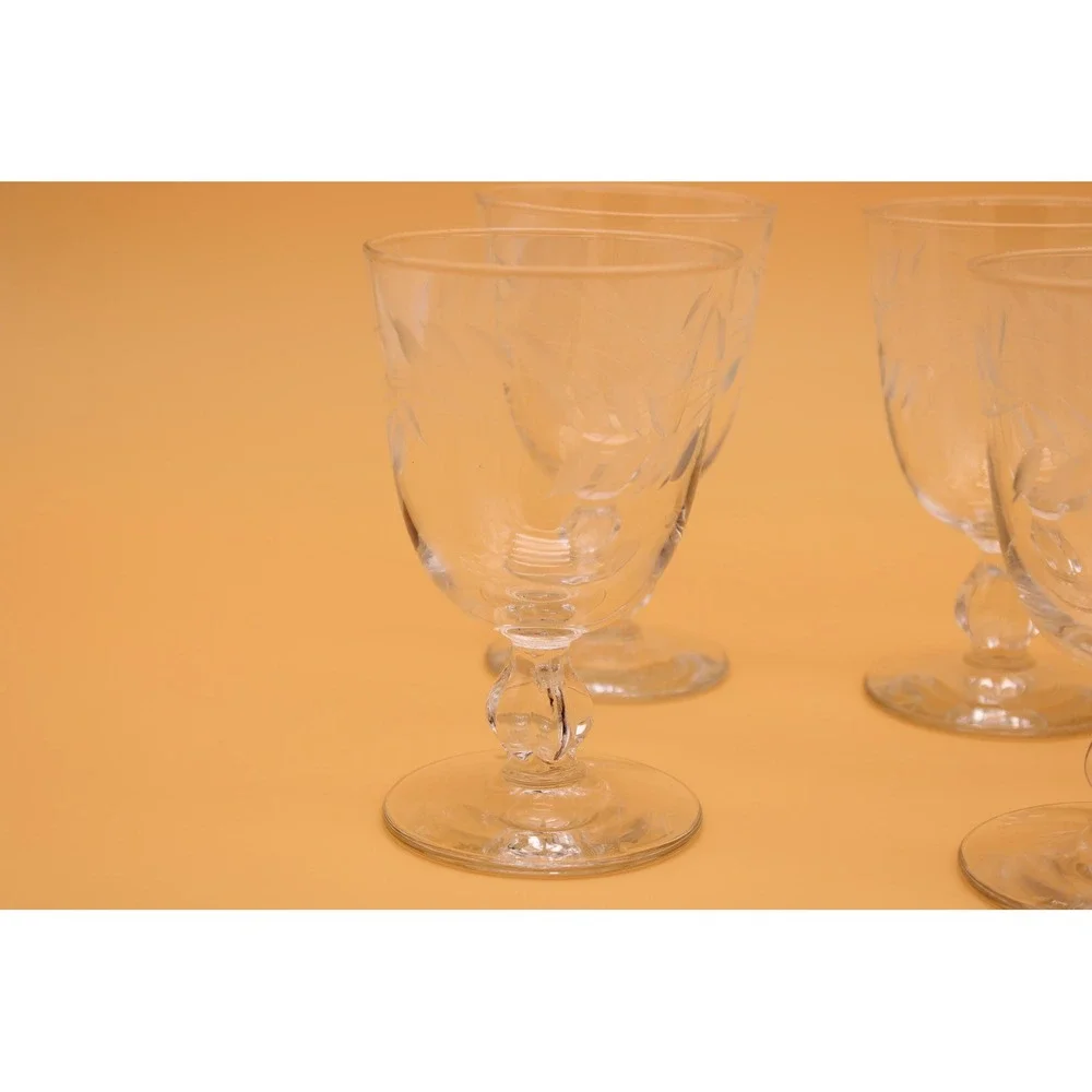 Libbey Wheat Golden Wheat Wine Glass Set 4 Pieces
